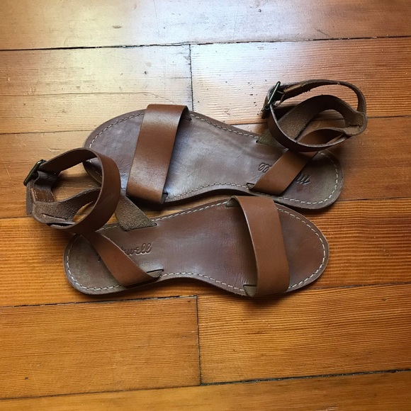 Madewell The Boardwalk Ankle-Strap Sandal size 7.5 - Picture 2 of 7